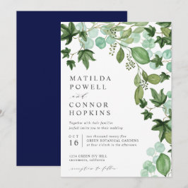 Convites Hedera | Casamento Botânico de Eucalyptus de IVY M