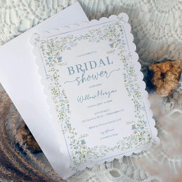 Convites Heirloom Hydrangea Bridal Shower Invitation