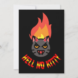 Convites Hell No Kitty Hello Kitty Halloween Horror Design