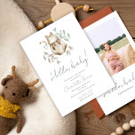 Convites Hello Baby Boho Watercolor Chá de fraldas<br><div class="desc">Olá,  Baby Boho Watercolor Chá de fraldas Convite</div>