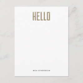 Convites Hello Gem Personal Stationery