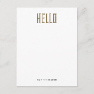 Convites Hello Gem Personal Stationery