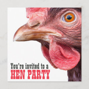 Convites Hen Night Damas Festa de solteira Frango Grande