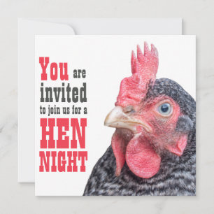 Convites Hen Night Damas Festa de solteira Frango Grande