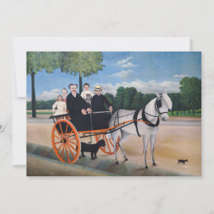 Convites Henri Rousseau - A Carroça do pai Junier