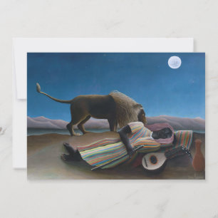 Convites Henri Rousseau - A Cigana Adormecida