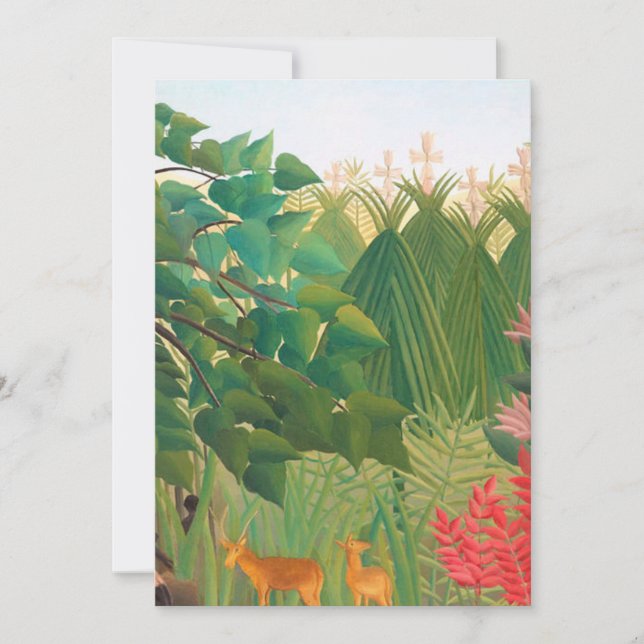 Convites Henri Rousseau - A Quebra d'Água (Frente)