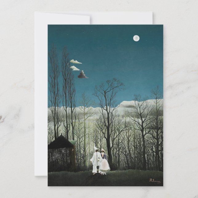 Convites Henri Rousseau - Noite do Carnaval (Frente)