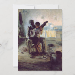 Convites Henry Ossawa Tanner - A lição de Banjo