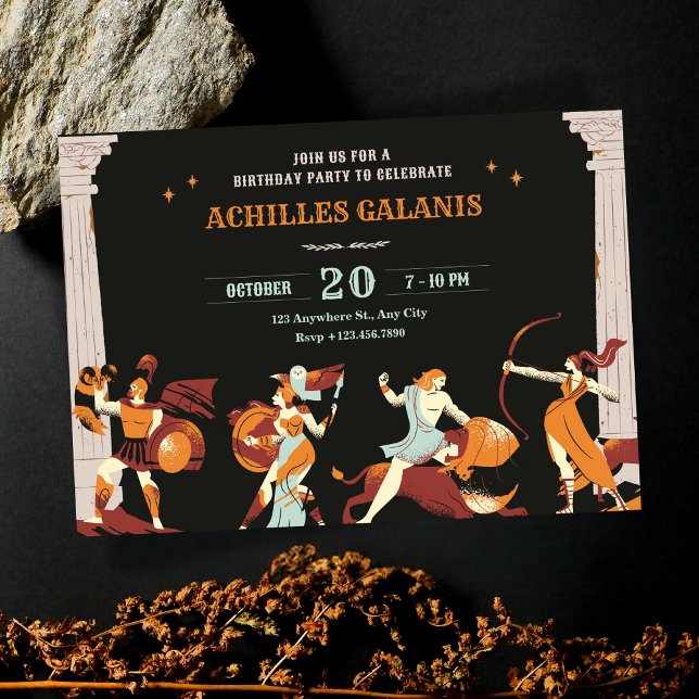 Convites Heróis da mitologia (Criador carregado)