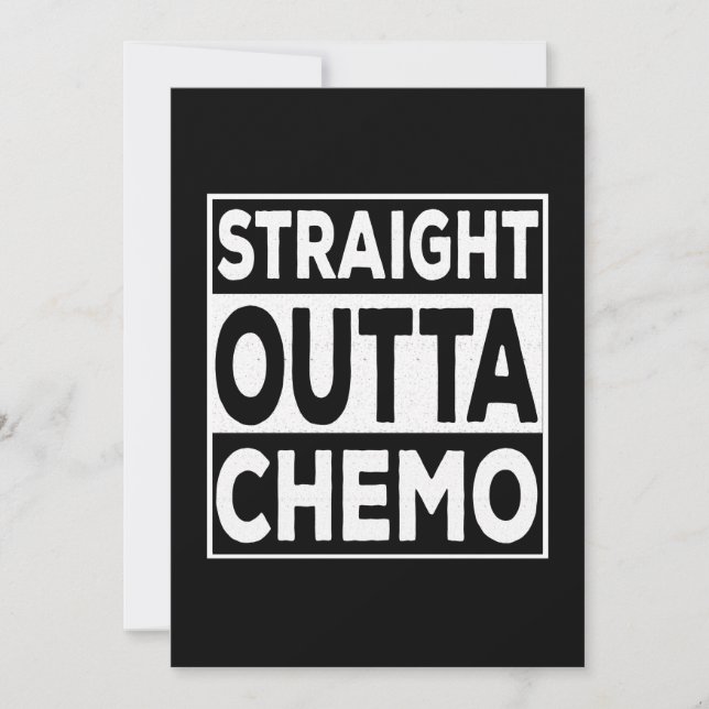 Convites Hetero Outta Chemo (Frente)