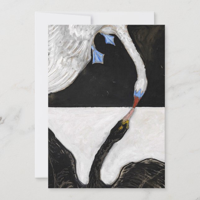 Convites Hilma Af Klint Swan N.o 1 (Frente)