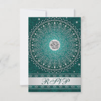 Hindu Ganesh Teal, Rolos de Prata Responder Casame