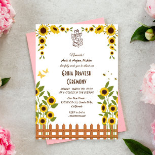 Convites Hindu House Warming Griha Pravesh