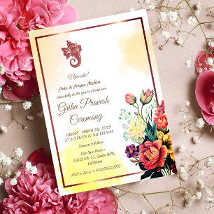 Convites Hindu House Warming Griha Pravesh