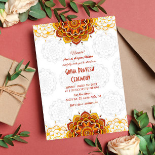 Convites Hindu House Warming Griha Pravesh