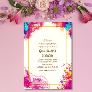 Convites Hindu House Warming Griha Pravesh