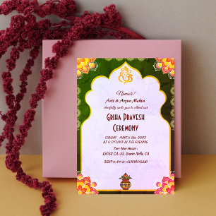 Convites Hindu House Warming Griha Pravesh