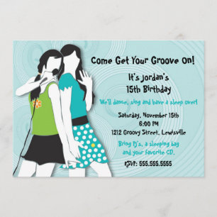 Convites Hip Girls Cantando