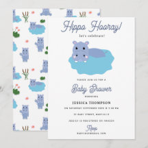Hipopótamo Fofo Hip Hipó Hooray Chás de Bebê