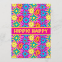 Hippie Happy 1960s - Partido de Energia do Flor de