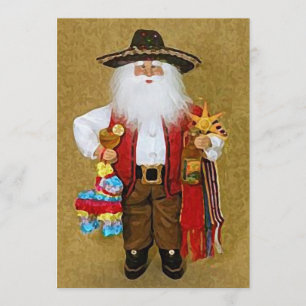Convites Hispânico mexicano sudoeste texano Papai Noel