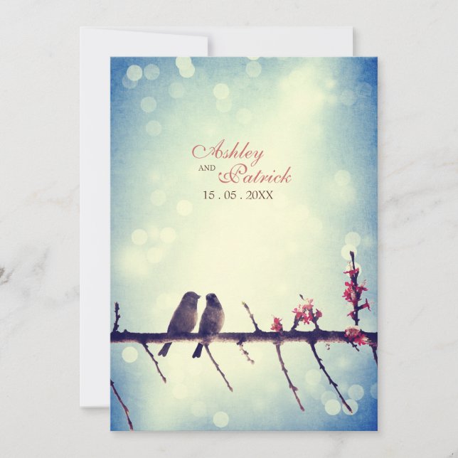 Convites História 2 dos pássaros do amor (Frente)