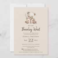História do Urso Boho Baby Shower