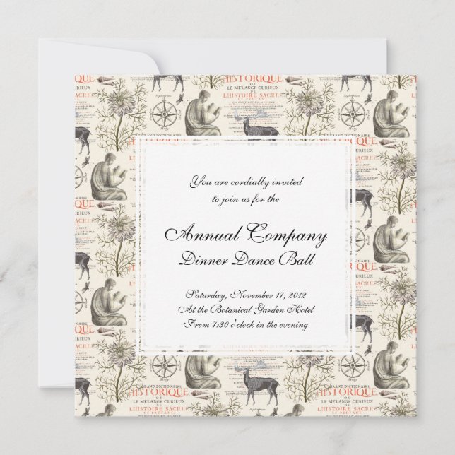 Convites História e ciência - Busca pelo conhecimento (Frente)