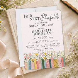 Convites História Floral Conto de Fadas Seu Próximo Capítul