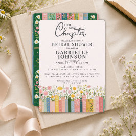 Convites História Floral Conto de Fadas Seu Próximo Capítul