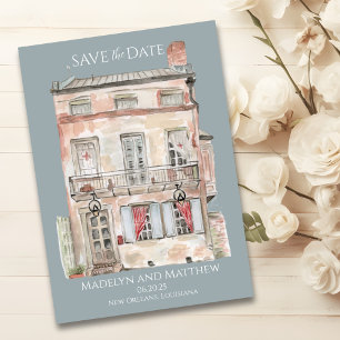 Convites Historical Building New Orleans Watercolor