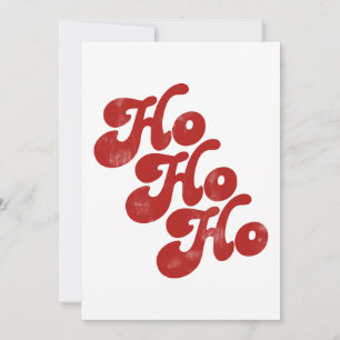 Convites Ho Ho Ho Feliz Natal