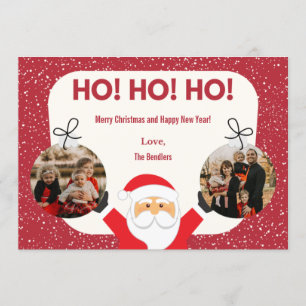 Convites Ho! Ho! Ho! Placa de Férias Multifotógrafas