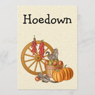 Convites Hoedown