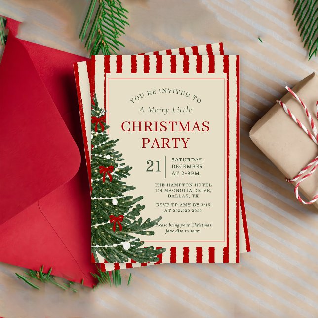 Convites Holiday Christmas Party Invitation invitation (Criador carregado)