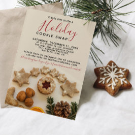 Convites HOLIDAY COOKIE SWAP Cookie Exchange Party