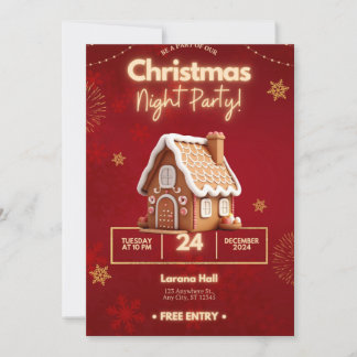 Convites "Holiday Magic: Uma Celebração De Natal Encantada