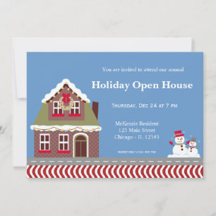 Convites Holiday Open House