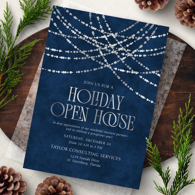 Convites Holiday Open House Invitation (Criador carregado)