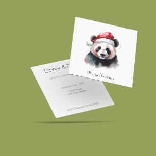 Convites Holly Jolly Christmas Panda, costume
