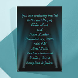 Convites Hollywood Lights Wedding