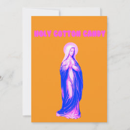 Convites Holy Cotton Candy Vierge Marie Rose et Bleue