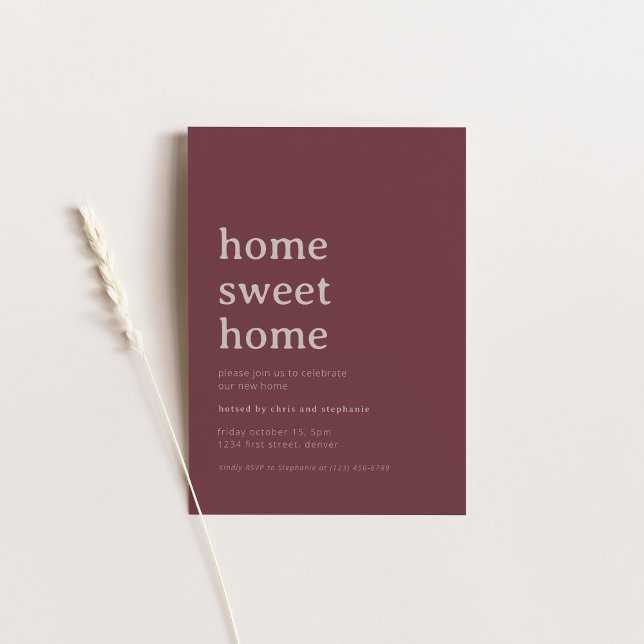 Convites Home Sweet Home Fall Housearming Party (Criador carregado)