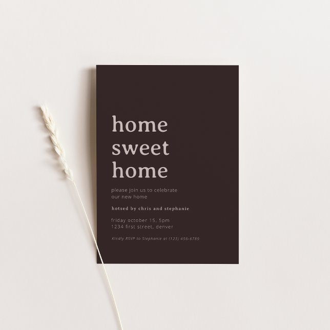 Convites Home Sweet Home Fall Housearming Party (Criador carregado)