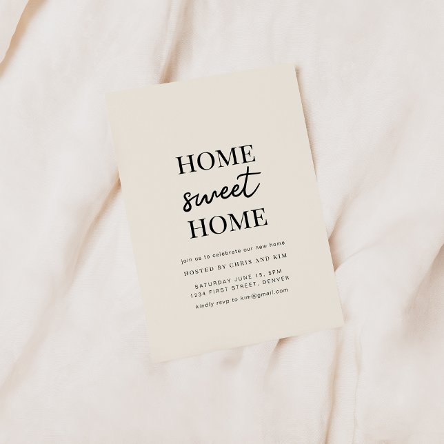 Convites Home Sweet Home Housearming Party Convidar (Criador carregado)