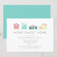 Home Sweet Home Minimalist Housearming Party