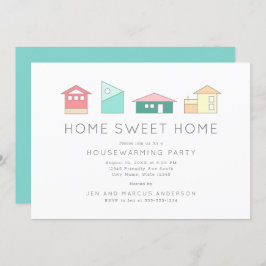 Convites Home Sweet Home Minimalist Housearming Party