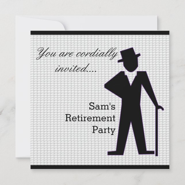 Convites Homem da dança (Frente)