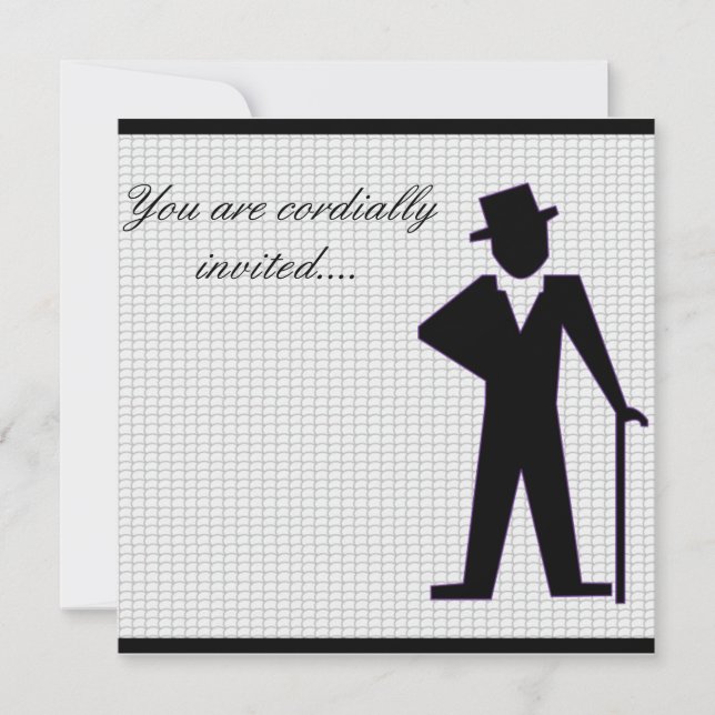 Convites Homem Dançante (Frente)